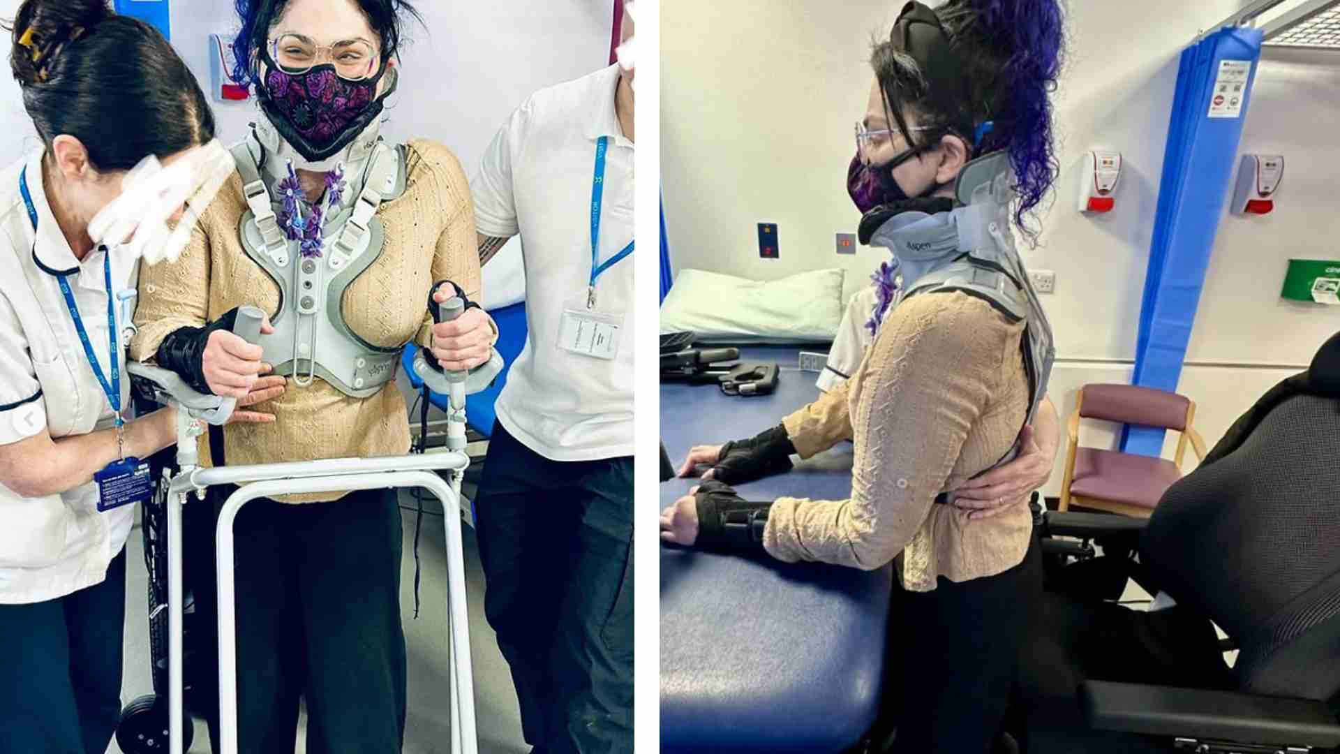 Cirurgia inédita faz mulher de 34 anos voltar a andar