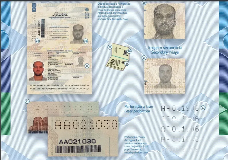 Novo passaporte brasileiro começa a ser emitido pela Polícia Federal. Veja o modelo