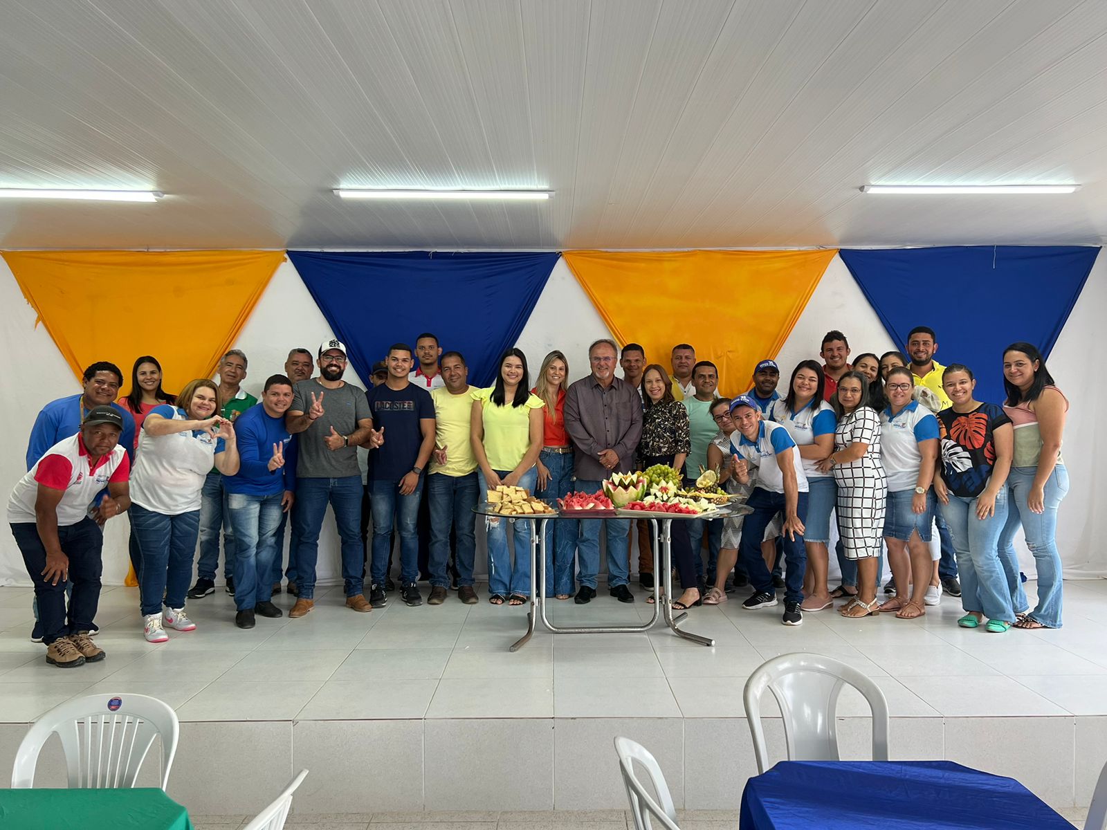 Prefeitura de Novo Lino homenageia agentes de saúde e de endemias com café da manhã 