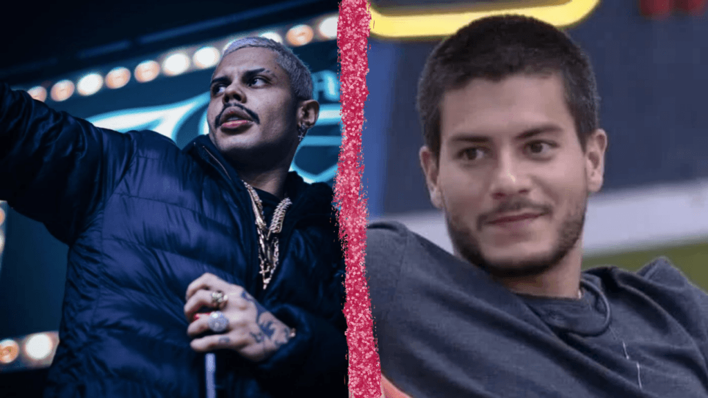 MC Lan e Arthur Aguiar divulgam trilha sonora da torcida no BBB