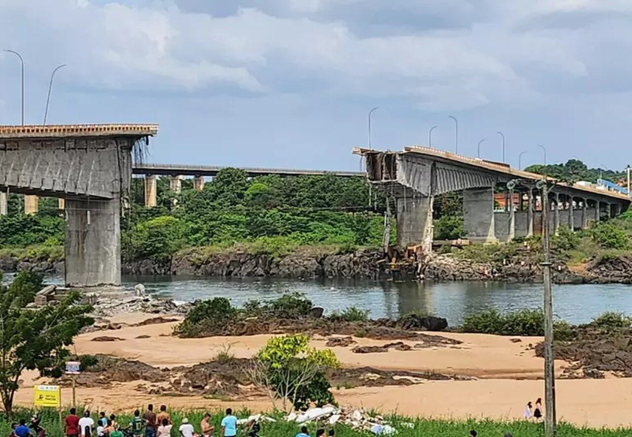 Água do rio Tocantins é contaminada com ácido sulfúrico após queda de ponte; entenda