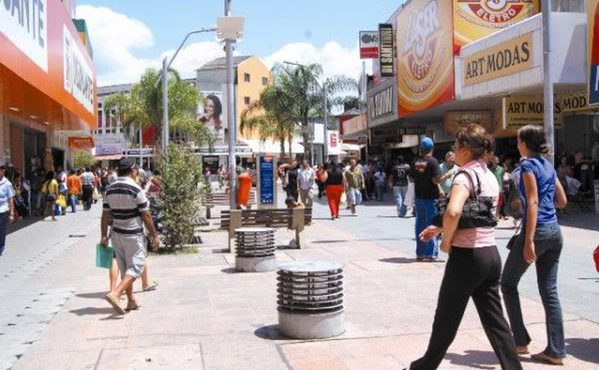 Lojas do Centro de Maceió fecham no Dia da Independência do Brasil