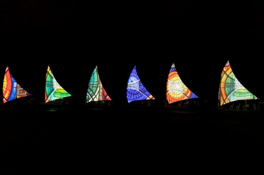 Velas Telas exibe obras de arte na orla de Maceió
