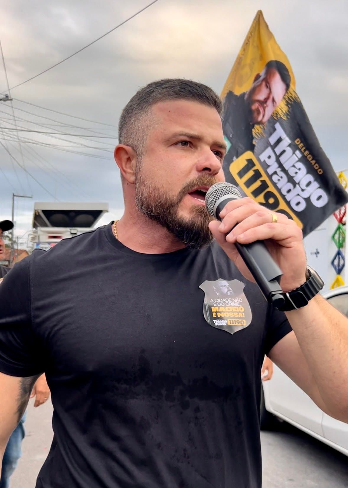 Delegado Thiago Prado alerta eleitores sobre compradores de voto
