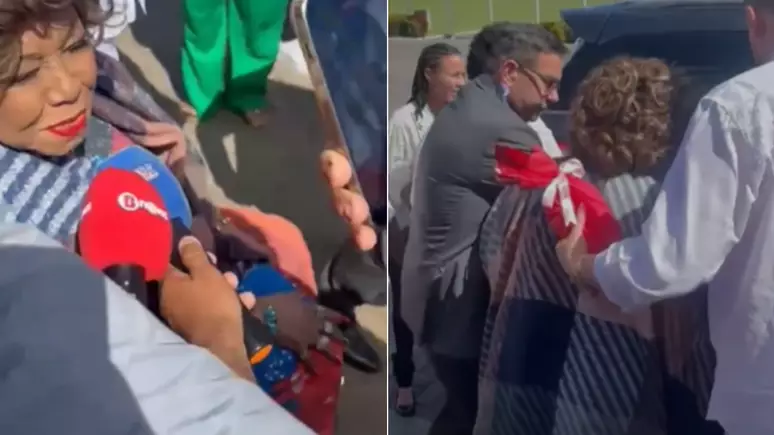 Alcione usa cadeira de rodas para deixar evento na Bahia e preocupa fãs