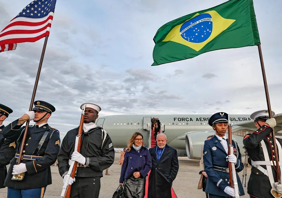 Lula chega a Washington; nesta sexta, presidente tem encontro com Joe Biden, dos Estados Unidos