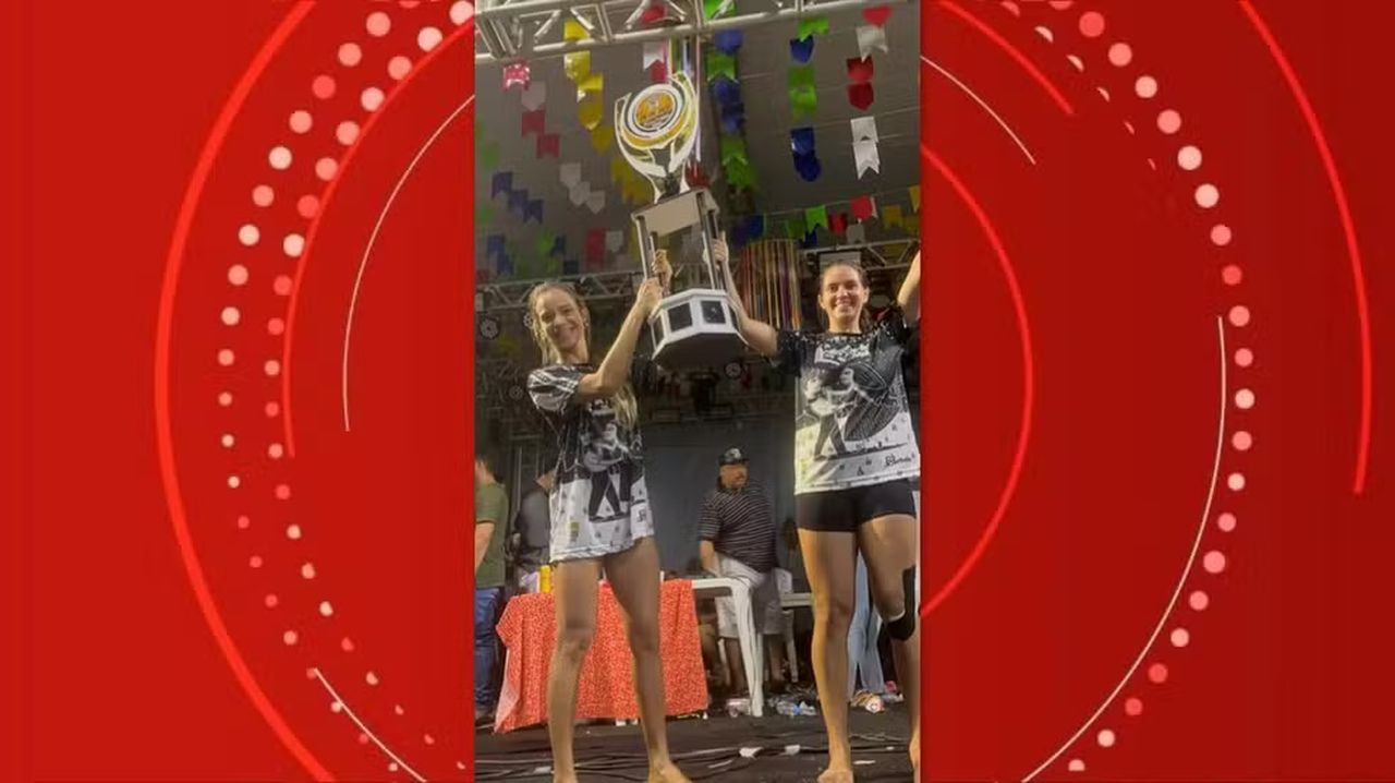 Dupla vence concurso ao dançar forró por quase 34 horas no interior de AL: 'Ganhamos até um porco'