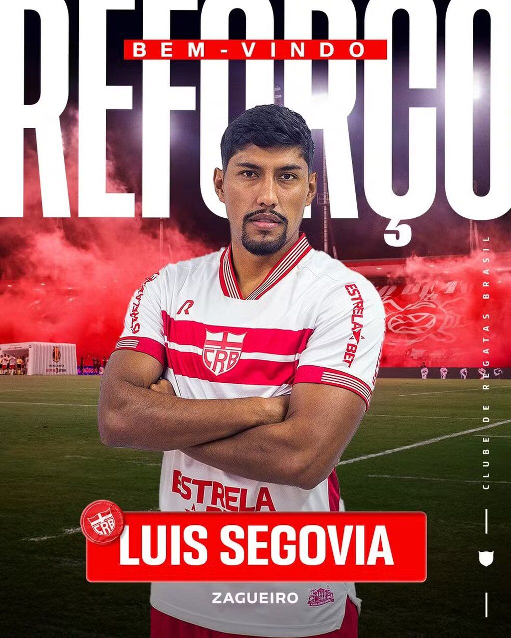 CRB anuncia a contratação do zagueiro Luís Segovia, emprestado pelo Botafogo