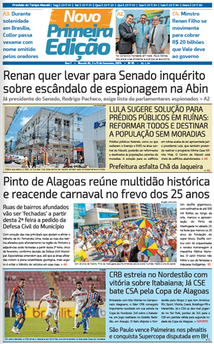 Renan quer levar para Senado inquérito sobre escandâlo de espionagem na Abin