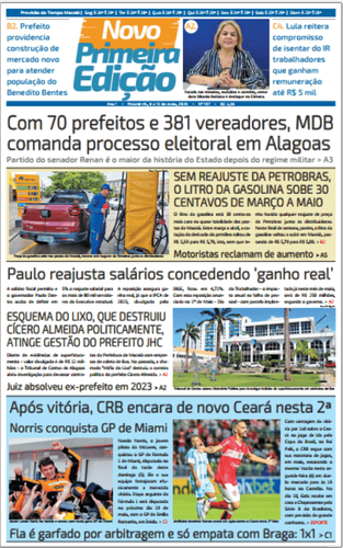Edição impressa de 06 a 12 de maio