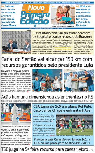 Edição impressa de 13 a 19 de maio