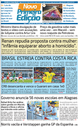 Edição Impressa de 24 a 30 de junho