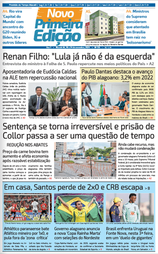 Edição impressa - 18 a 24 de novembro