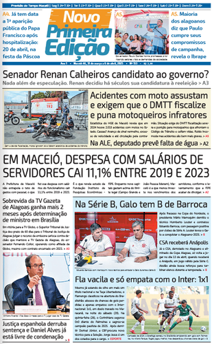 Edição impressa de 31 de março a 06 de abril