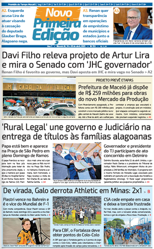 Edição impressa de 14 a 20 de abril