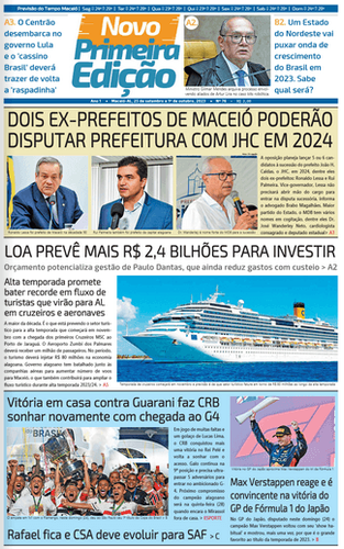 Novo Primeira Edição - 25 de setembro a 01 de outubro