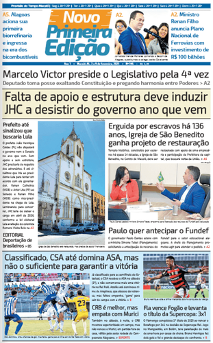Edição impressa de 03 a 09 de fevereiro