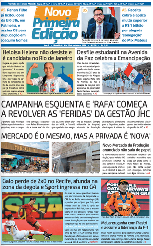 Edição impressa de 16 a 22 de setembro